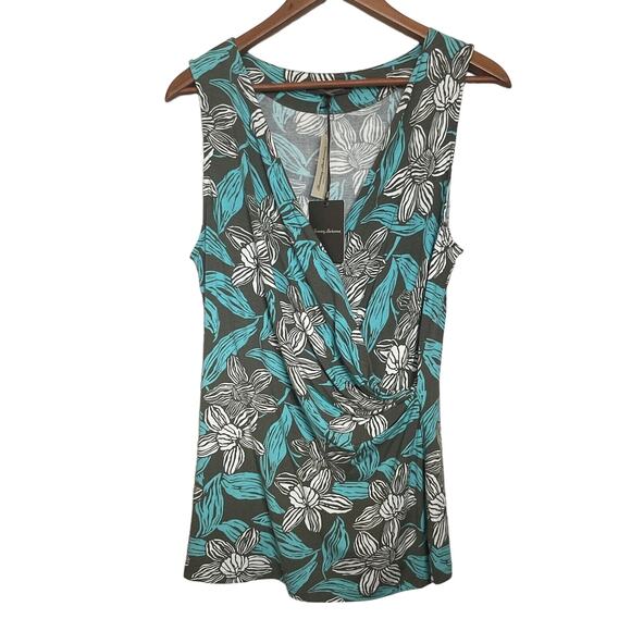 NWT Tommy Bahama 2 Pc Women’s Sz Large Multicolor Floral Skirt & Sleeveless Top - Picture 3 of 12